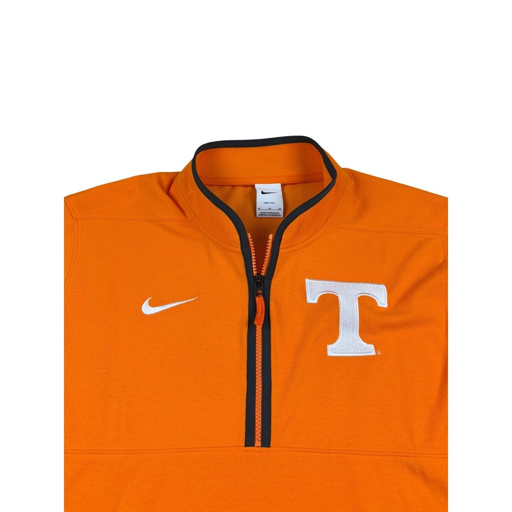 Nike Tennessee Volunteers Dri-FIT Quarter Zip Pullover Mens XL Orange NCAA UT
